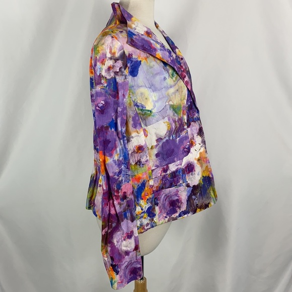 Escada Pastel Print Blazer - Picture 2 of 4